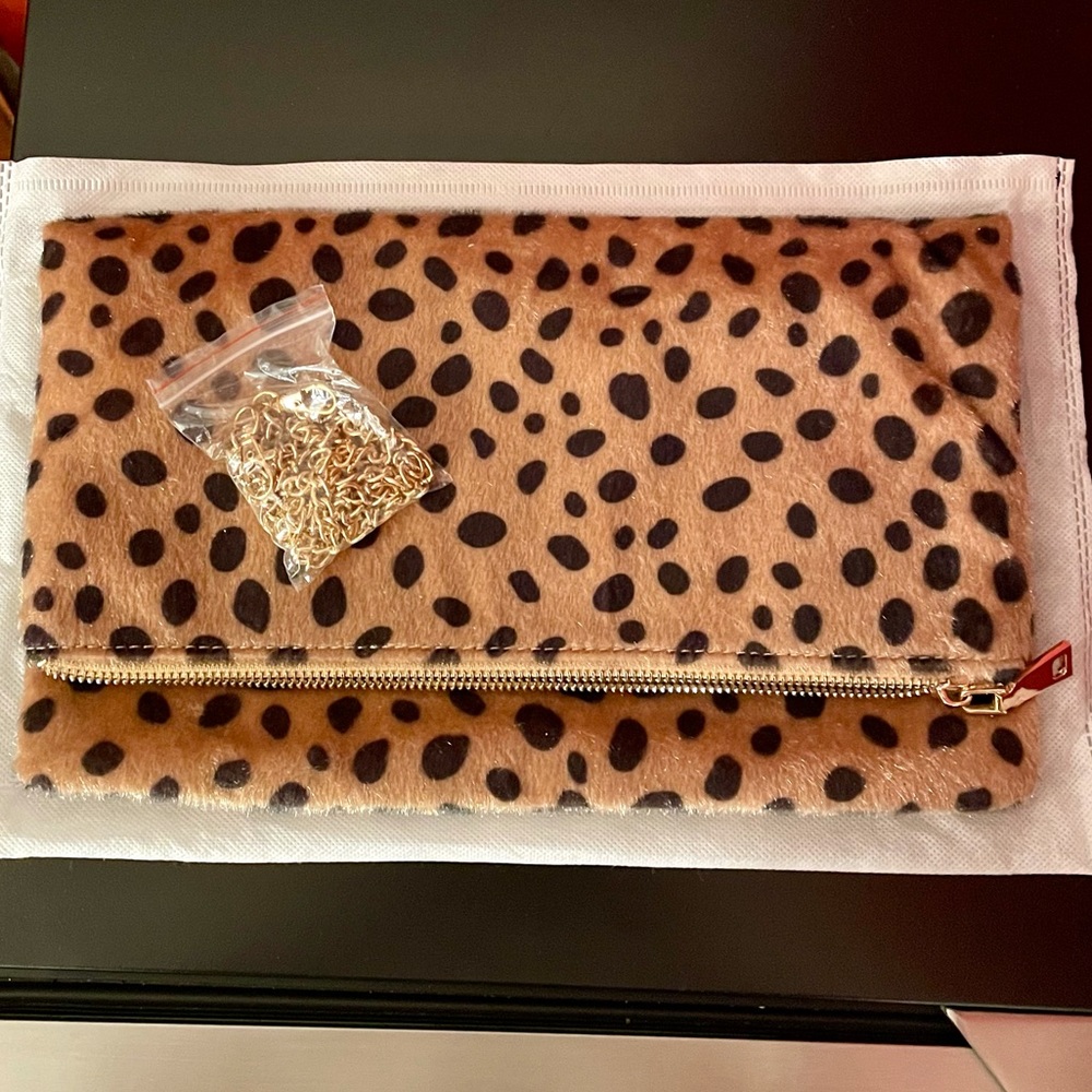 Vici Collection Leopard Clutch/Crossbody bag